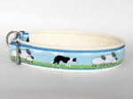 Border Collie - Zugstopp - Breite ca. 2,7 cm (incl. Leder)