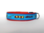 Agility mittelblau - Breite ca. 2,7 cm (incl. Leder)