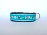 Nachteule türkis - Breite ca. 2,7 cm (incl. Leder)