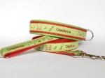 Halsband-Leinen-Set Obedience lime-rot