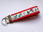Schlüsselanhänger Happy Winter - ca. 11,5 cm zzgl. Metallöse und Schlüsselring
