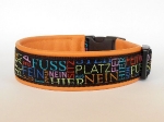 Sitz - Platz - Fuss - Breite ca. 3,2 cm incl. Lederunterfütterung