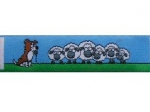 Border Collie braun-weiss - 20 mm