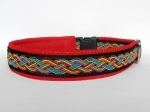Bunter Zopf - Breite ca. 3,5 cm incl. Airmesh-Unterfütterung