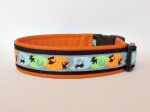 Neon-Dogs - Breite ca. 3,2 cm (incl. Leder)
