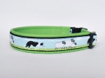 Border Collie - Breite ca. 2,7 cm (incl. Leder)