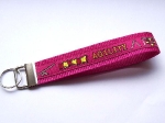 Schlüsselanhänger Agility pink - ca. 15 cm zzgl. Metallöse und Schlüsselring