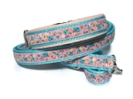 Halsband-Leinen-Set Parisians Gardens rosa