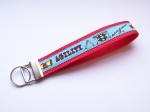 Schlüsselanhänger Agility hellblau - ca. 15 cm zzgl. Metallöse und Schlüsselring