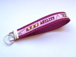 Schlüsselanhänger Agility rosa - ca. 15 cm zzgl. Metallöse und Schlüsselring