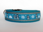 Pinguinbande - Breite ca. 2,7 cm incl. Leder