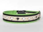 Sheeps grün - Breite ca. 3,2 cm (incl. Leder)