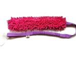 Mopik long pink-flieder ohne Quietschi mit ruckdämpfendem Bungeegriff von Dogscraft - Länge Moppteil ca. 40 cm - Länge insgesamt ca. 1,08 m