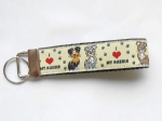 I love my Aussie - Länge ca. 11,5 cm zzgl. Metallöse und Schlüsselring