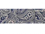 Paisley Black and Tan - 22 mm
