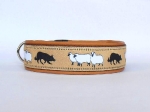 Hütehund - Breite ca. 3,2 cm (incl. Leder)