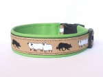 Hütehund - Breite ca. 3,2 cm (incl. Leder)