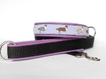Halsband-Leinen-Set Aussie flieder