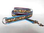 Halsband-Leinen-Set Bunte Eulen
