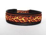 Orange Flames - Breite incl. Lederunterfütterung ca. 4 cm