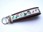 Schlüsselanhänger JUL türkis - ca. 11,5 cm zzgl. Metallöse und Schlüsselring