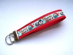 Schlüsselanhänger Winterfun snow-blue - ca. 15 cm zzgl. Metallöse und Schlüsselring