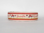 Glückspilz beige - Breite ca. 2,7 cm (incl. Leder)