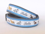 Sheltiebande - Breite ca. 2,7 cm incl. Leder