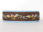 Eulchen braun - Breite ca. 3,2 cm (incl. Leder)