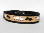 Hütehund - Breite ca. 3,2 cm (incl. Leder)