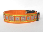 Orange Cubes - Breite ca. 3,2 cm (incl. Leder)