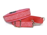 Halsband-Leinen-Set Spitzenewrk pink-rot