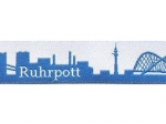 Meine Heimat - Ruhrpott - blau-weiss - 16 mm