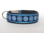 Blue Flower - Breite ca. 3,2 cm (incl. Leder)