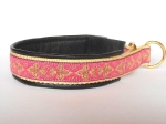 Königslilie pink (Zugstopp) - Breite ca. 2,7 cm (incl. Leder)