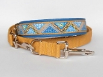Halsband-Leinen-Set Bandana blau