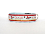 Glückspilz hellblau - Breite incl. Lederunterfütterung ca. 2,7 cm