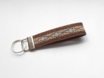Schlüsselanhänger Lava cognac - ca. 11,5 cm zzgl. Metallöse und Schlüsselring