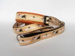 Agilityleine mit Jagdkarabiner - Mäusejäger beige