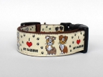 I love my Aussie - Welpenhalsband - Breite 2,5 cm