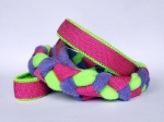 Agility-Zergelleine pink-neongrün-flieder