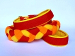 Agility-Zergelleine rot-gelb-neonorange