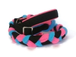 Agility-Zergelleine schwarz-neonpink-türkis