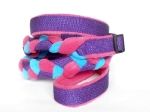 Agility-Zergelleine lila-pink-türkis