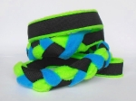 Agility-Zergelleine schwarz-neongrün-meerblau