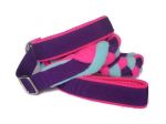 Agility-Zergelleine lila-neonpink-helltürkis