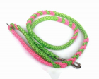 Hollandleine teilgeflochten apfelgrün-pink