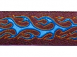 Turquoise Flames - 24 mm