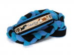 Agility-Zergelleine zum Überziehen - Sheltiepower meerblau-türkis - Halsung bis 35 cm