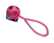 Wabenball pink mit Band (PPM-Seil) - Balldurchmesser 7 cm